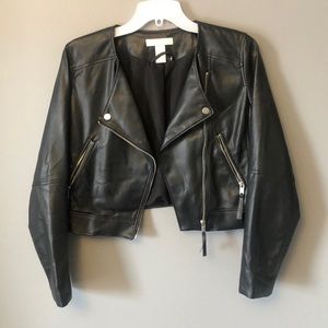Leather Jacket Cropped